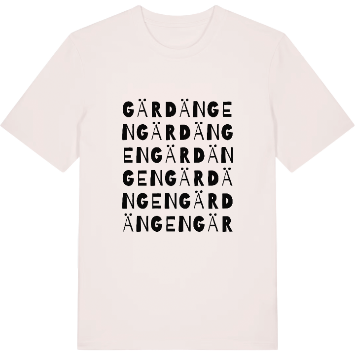 Gärdängen ordlek t-shirt – t-shirt från PinShirt
