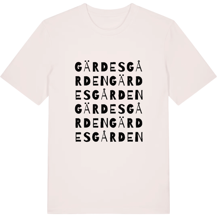 Gärdesgården ordlek t-shirt – t-shirt från PinShirt