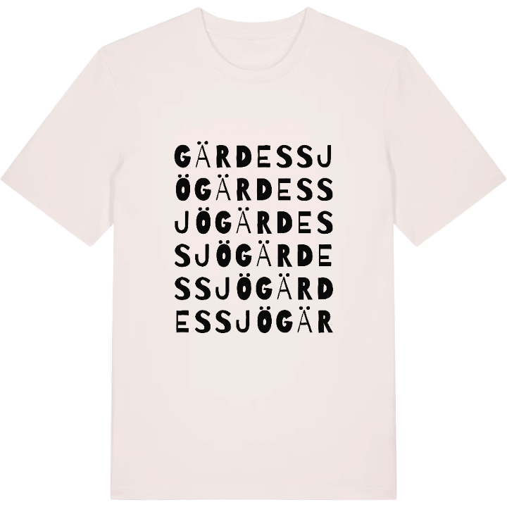 Gärdessjö ordlek t-shirt – t-shirt från PinShirt