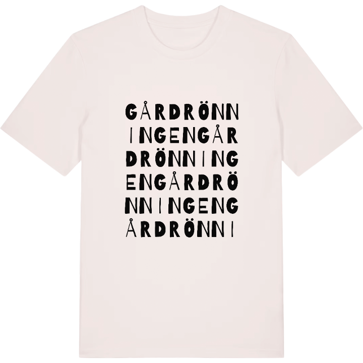 Gårdrönningen ordlek t-shirt – t-shirt från PinShirt