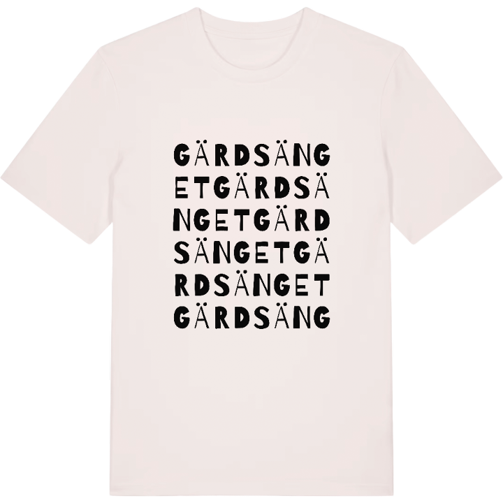 Gärdsänget ordlek t-shirt – t-shirt från PinShirt