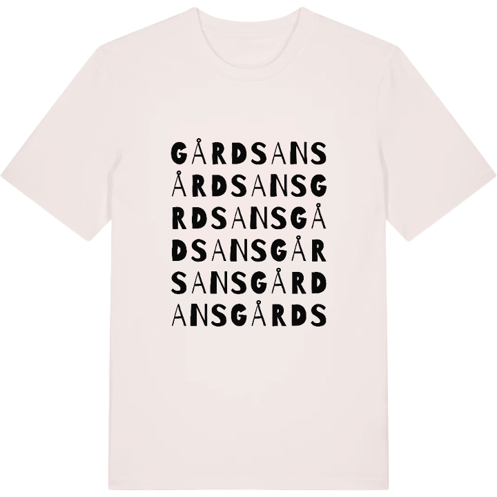 Gårdsans ordlek t-shirt – t-shirt från PinShirt