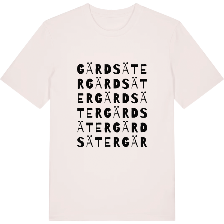 Gärdsäter ordlek t-shirt – t-shirt från PinShirt