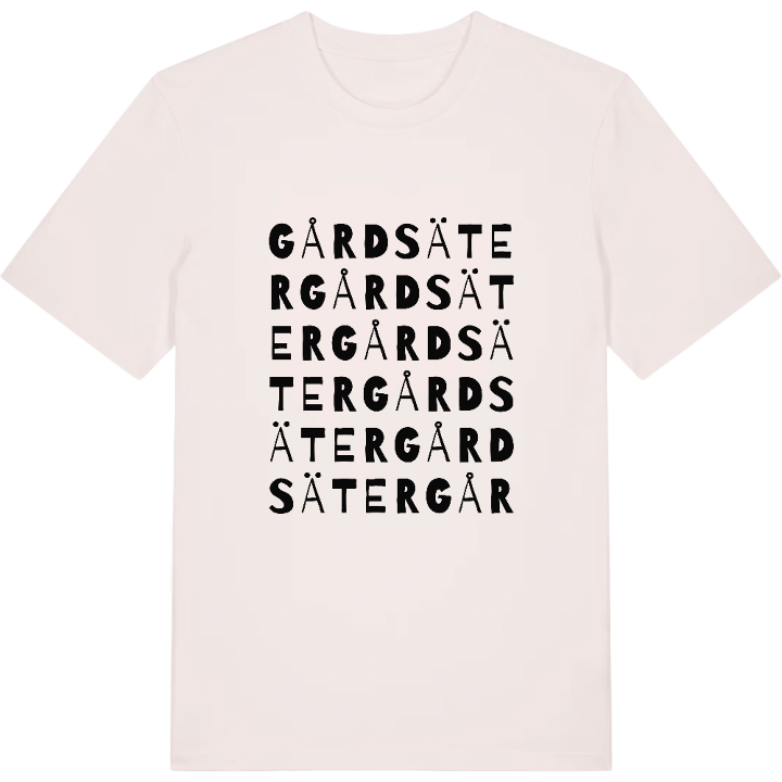 Gårdsäter ordlek t-shirt – t-shirt från PinShirt