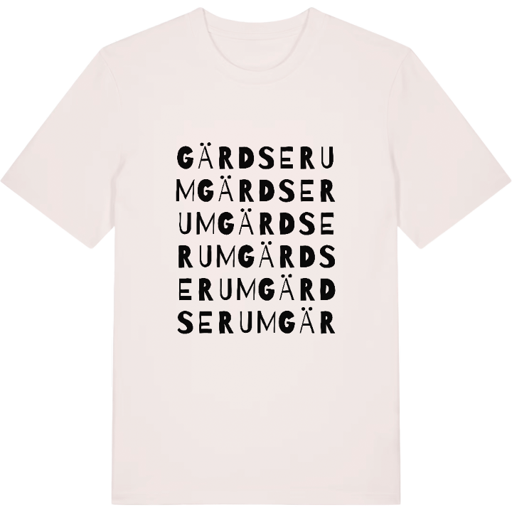 Gärdserum ordlek t-shirt – t-shirt från PinShirt
