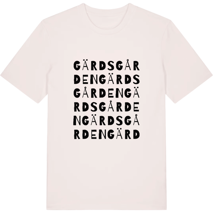 Gärdsgården ordlek t-shirt – t-shirt från PinShirt