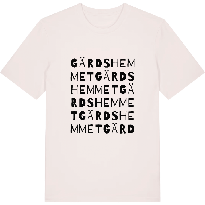 Gärdshemmet ordlek t-shirt – t-shirt från PinShirt