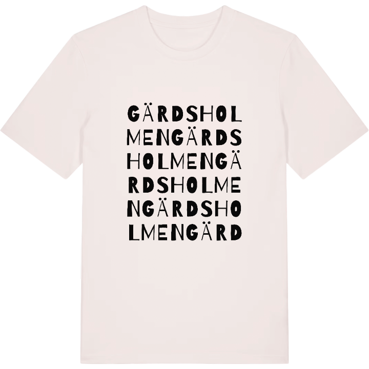 Gärdsholmen ordlek t-shirt – t-shirt från PinShirt