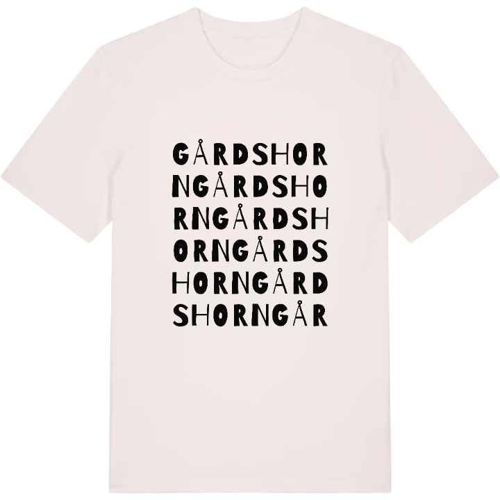 Gårdshorn ordlek t-shirt – t-shirt från PinShirt