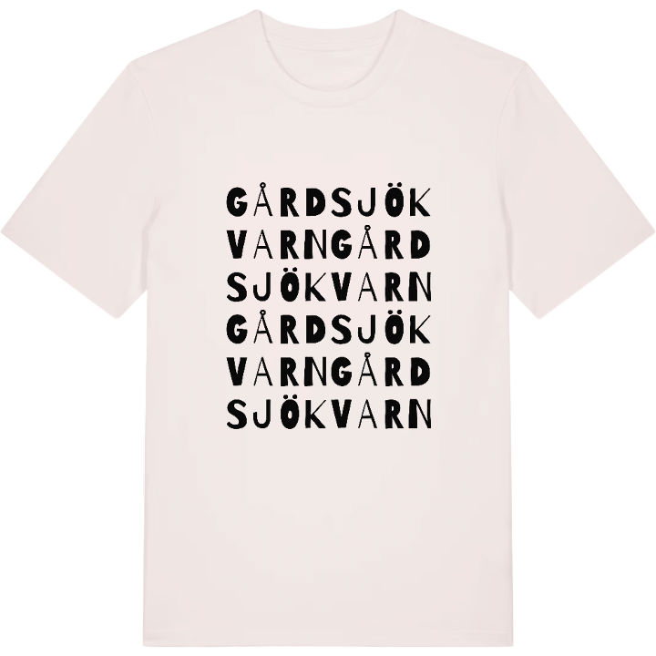 Gårdsjö kvarn ordlek t-shirt – t-shirt från PinShirt
