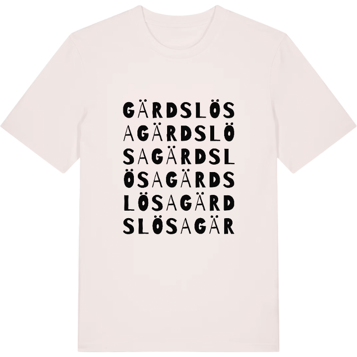 Gärdslösa ordlek t-shirt – t-shirt från PinShirt