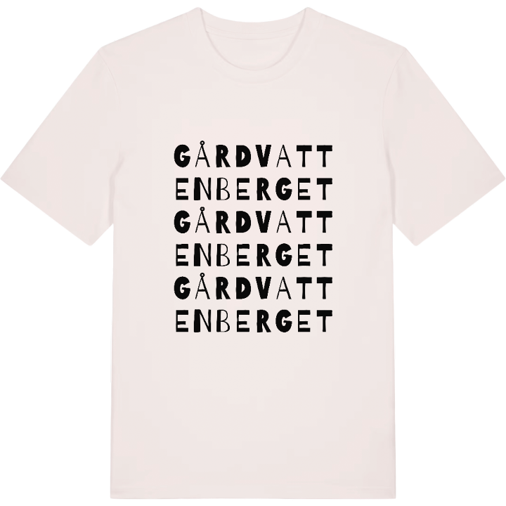Gårdvattenberget ordlek t-shirt – t-shirt från PinShirt