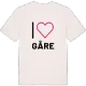 Jag älskar Gåre t-shirt stort tryck