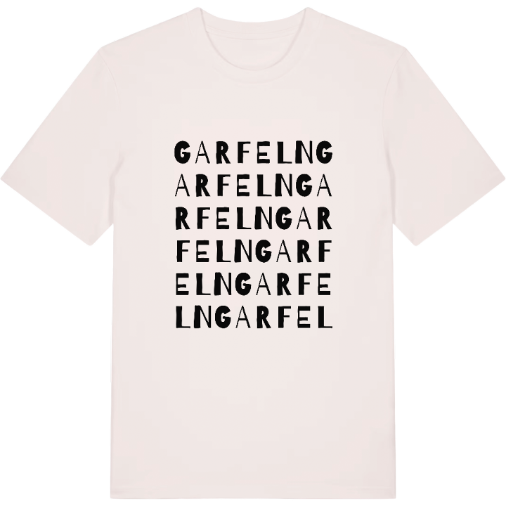 Garfeln ordlek t-shirt – t-shirt från PinShirt