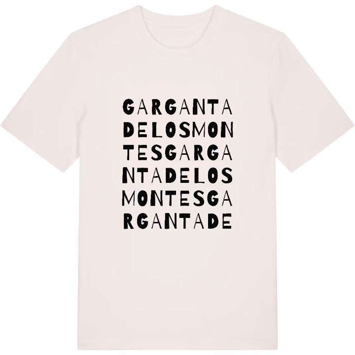 Garganta de los Montes ordlek t-shirt – t-shirt från PinShirt
