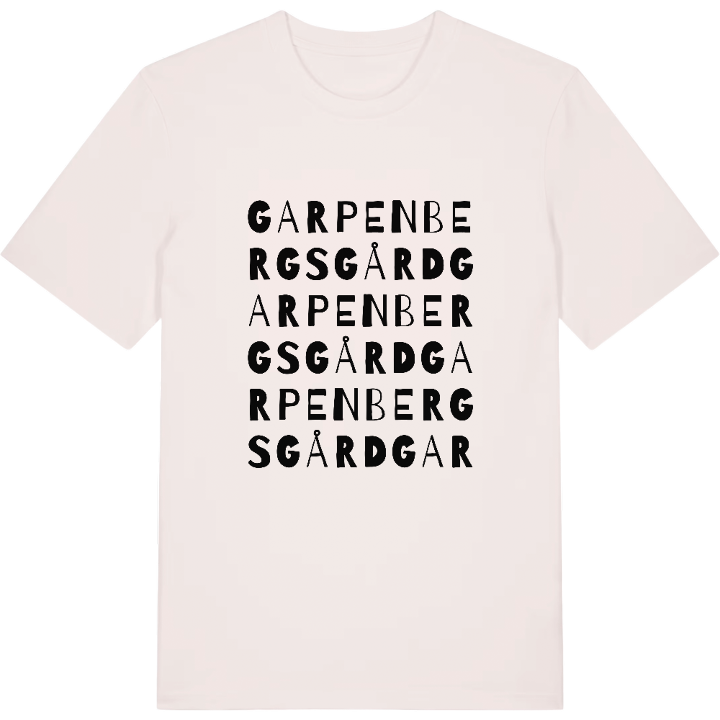 Garpenbergs gård ordlek t-shirt – t-shirt från PinShirt