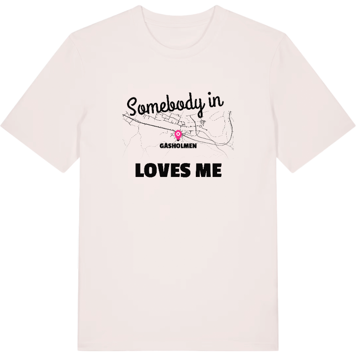 Någon i Gåsholmen älskar mig t-shirt – t-shirt från PinShirt