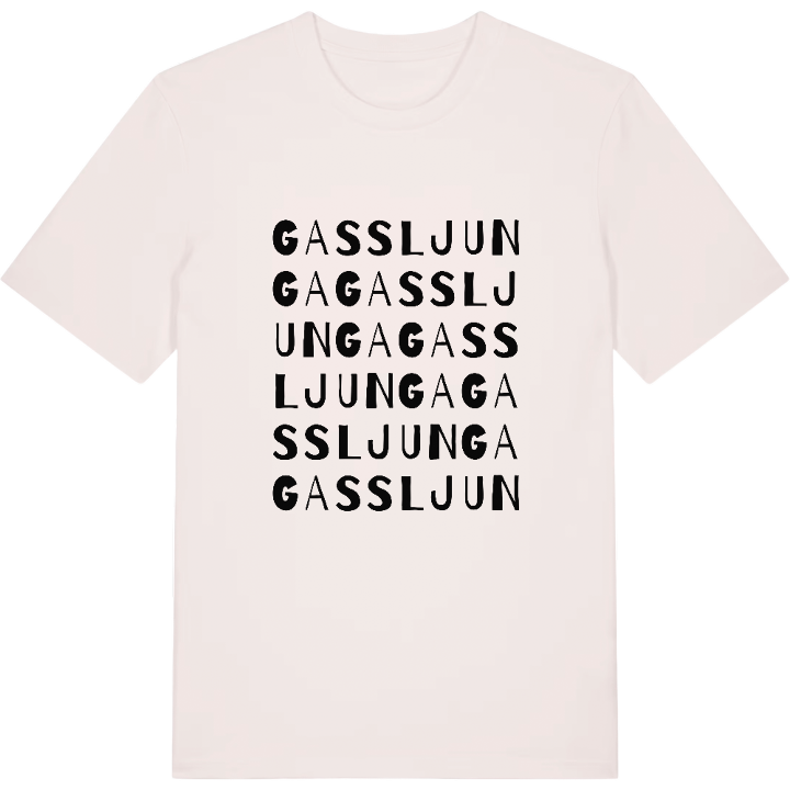Gassljunga ordlek t-shirt – t-shirt från PinShirt