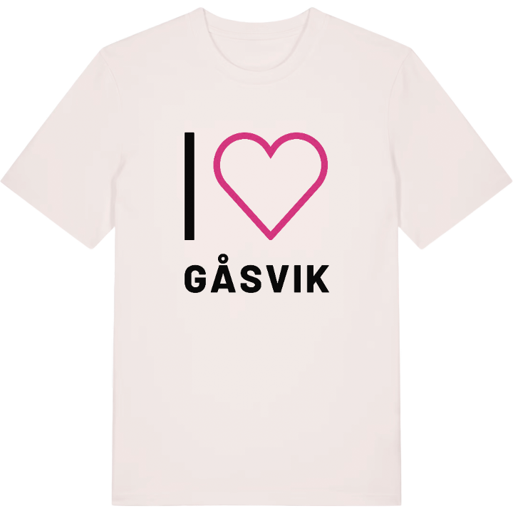 Jag älskar Gåsvik t-shirt stort tryck – t-shirt från PinShirt