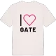 Jag älskar Gate t-shirt stort tryck