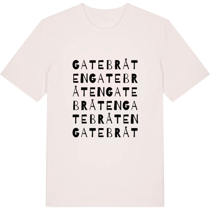 Gatebråten ordlek t-shirt – t-shirt från PinShirt
