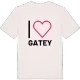 Jag älskar Gatey t-shirt stort tryck