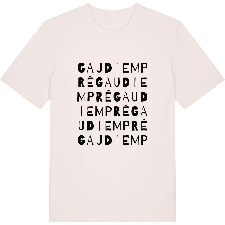 Gaudiempré ordlek t-shirt – t-shirt från PinShirt