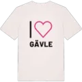 Jag älskar Gävle t-shirt stort tryck