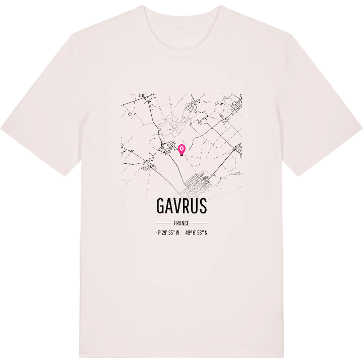 Gavrus karta t-shirt – t-shirt från PinShirt