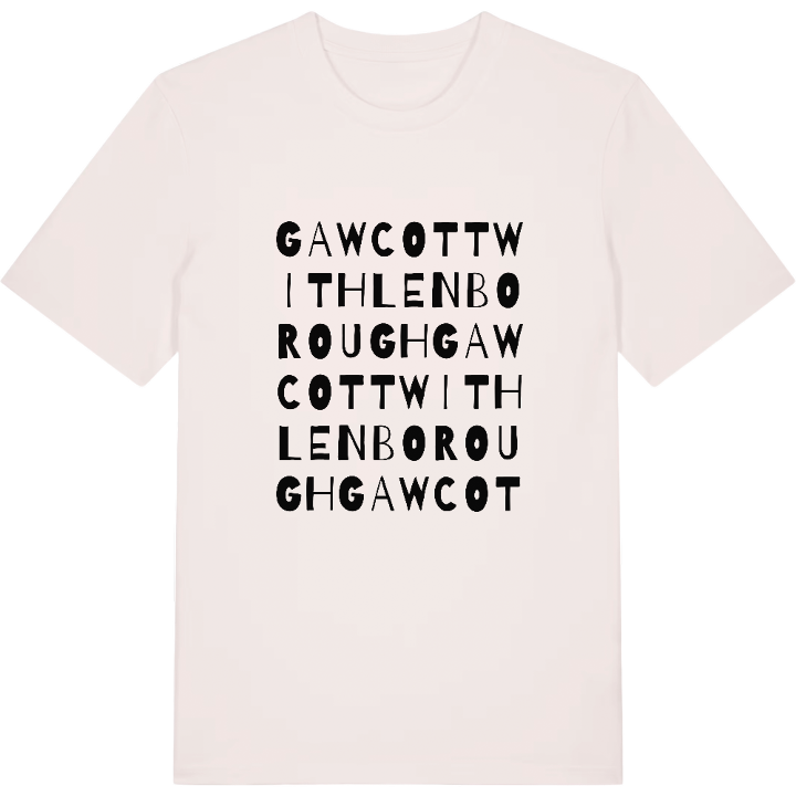 Gawcott with Lenborough ordlek t-shirt – t-shirt från PinShirt