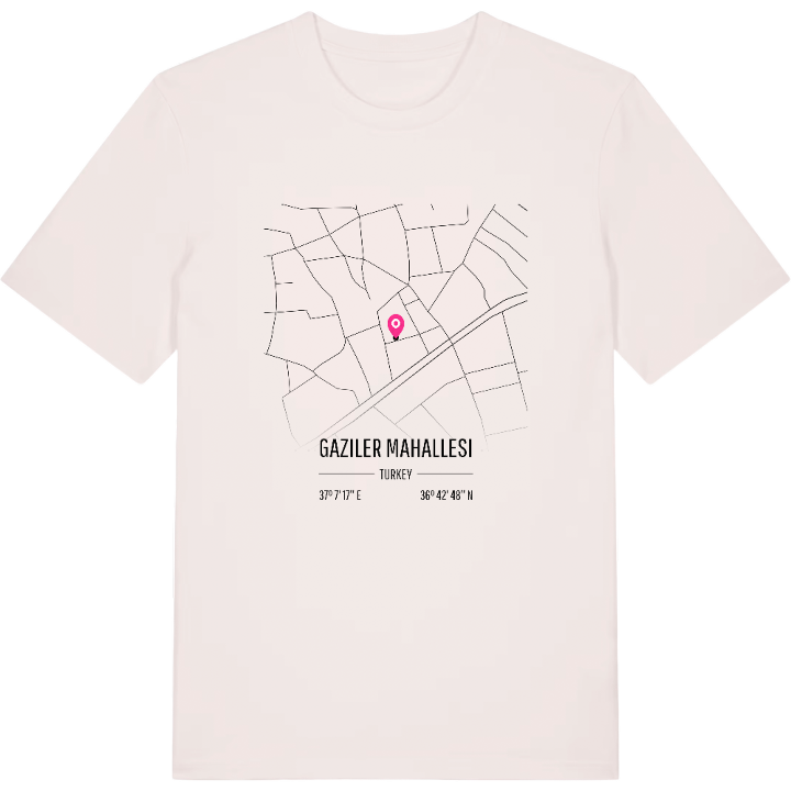 Gaziler Mahallesi karta t-shirt – t-shirt från PinShirt
