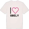 Jag älskar Gbely t-shirt stort tryck