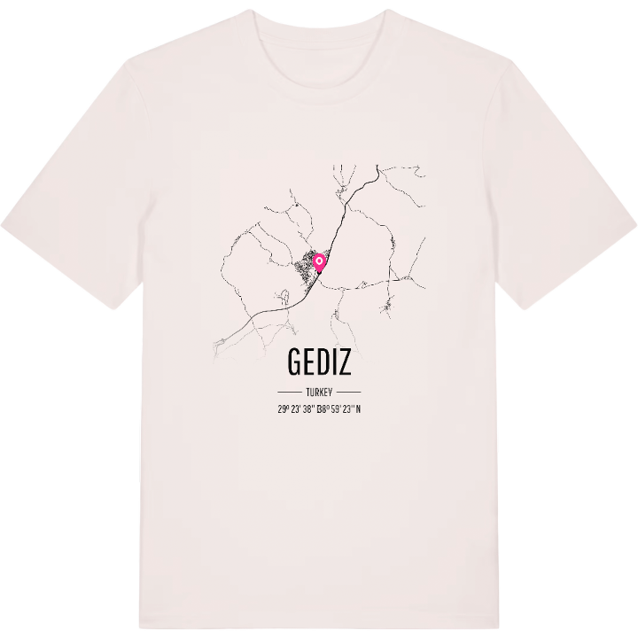 Gediz karta t-shirt – t-shirt från PinShirt