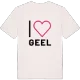 Jag älskar Geel t-shirt stort tryck