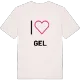 Jag älskar Gel t-shirt stort tryck