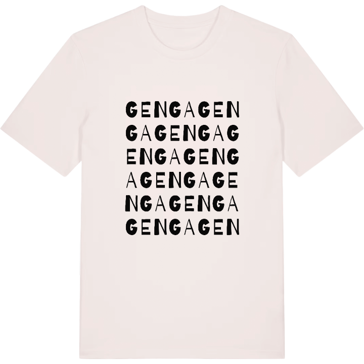 Genga ordlek t-shirt – t-shirt från PinShirt