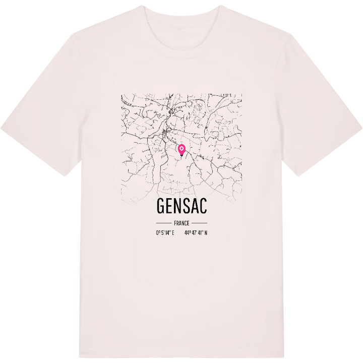 Gensac karta t-shirt – t-shirt från PinShirt