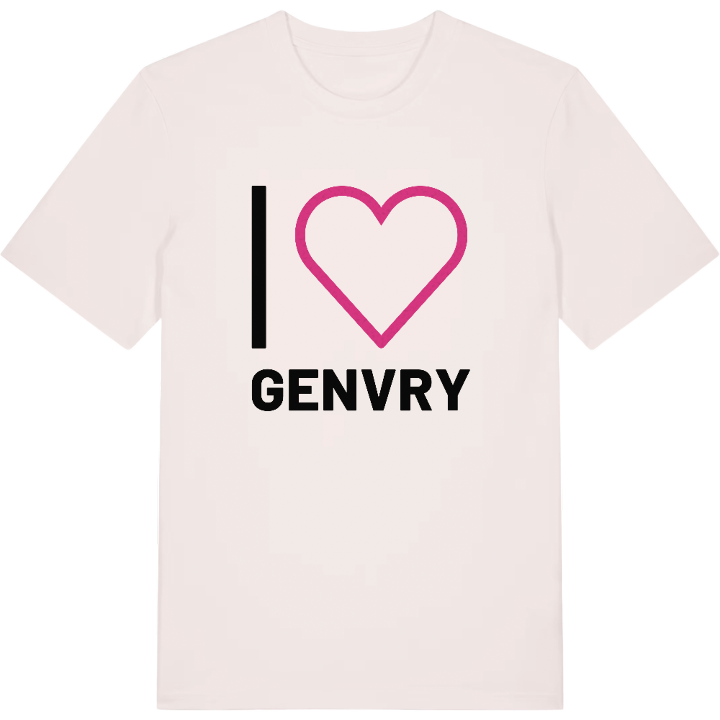 Jag älskar Genvry t-shirt stort tryck – t-shirt från PinShirt