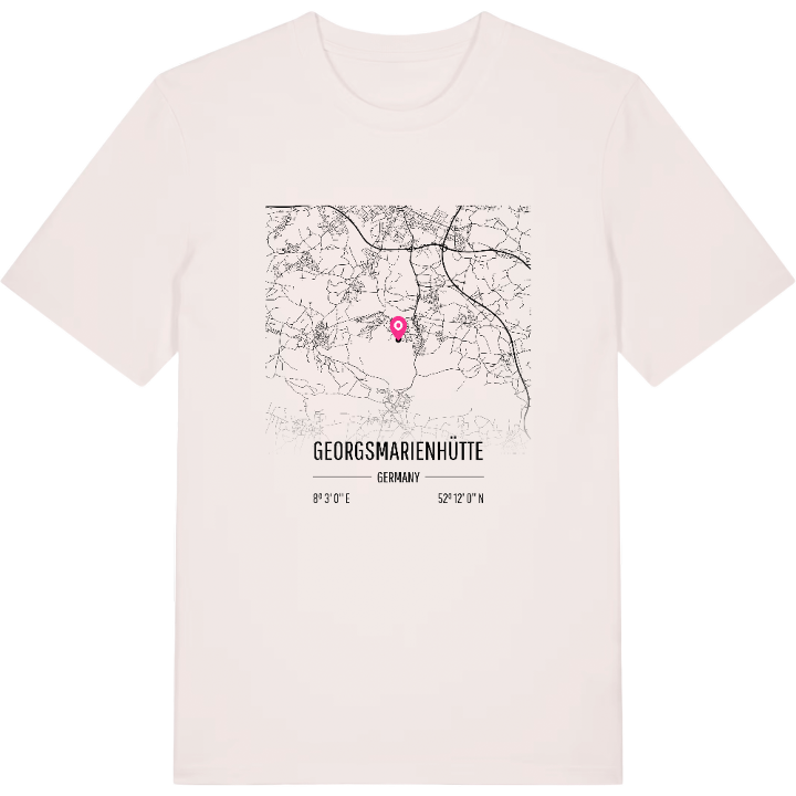 Georgsmarienhütte karta t-shirt – t-shirt från PinShirt