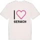 Jag älskar Gerach t-shirt stort tryck