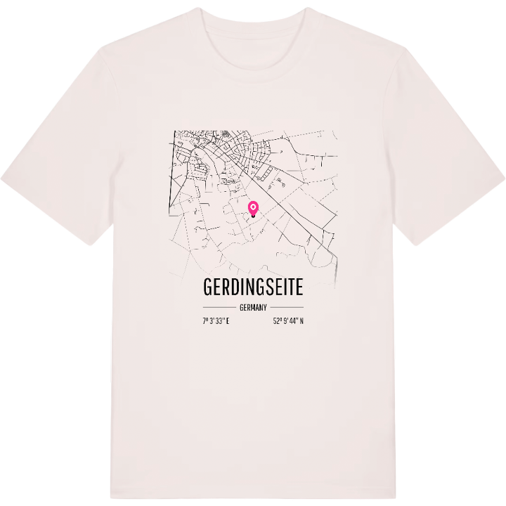 Gerdingseite karta t-shirt – t-shirt från PinShirt