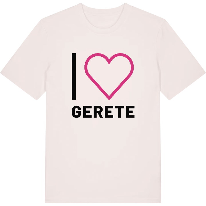 Jag älskar Gerete t-shirt stort tryck – t-shirt från PinShirt