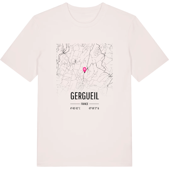Gergueil karta t-shirt – t-shirt från PinShirt