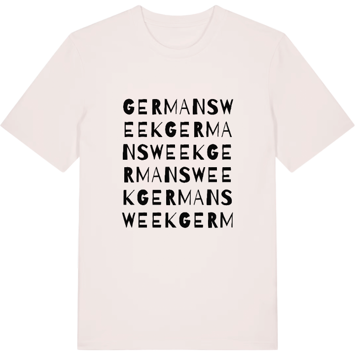 Germansweek ordlek t-shirt – t-shirt från PinShirt