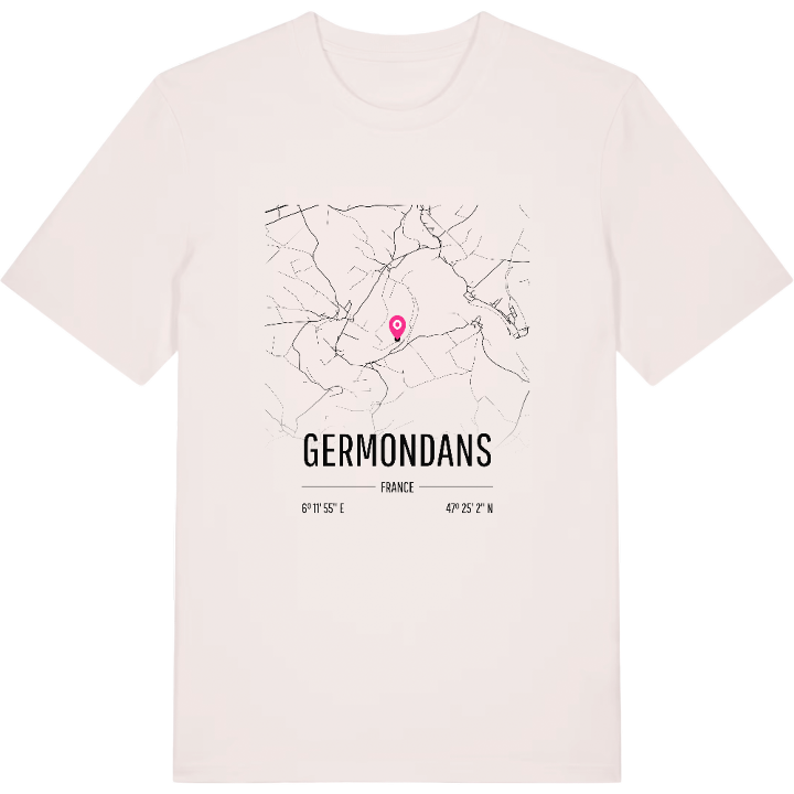 Germondans karta t-shirt – t-shirt från PinShirt