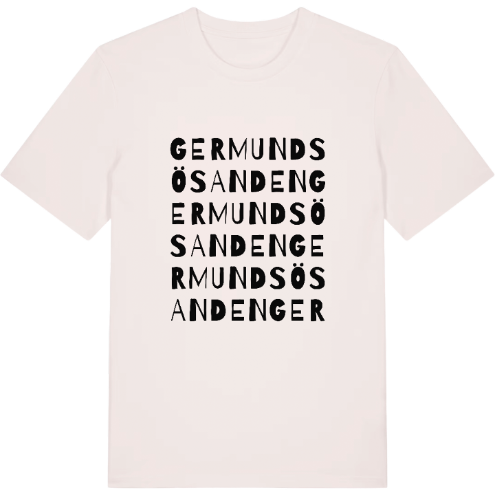Germundsösanden ordlek t-shirt – t-shirt från PinShirt