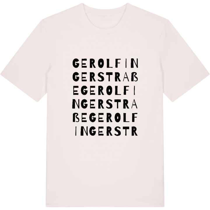 Gerolfinger Straße ordlek t-shirt – t-shirt från PinShirt