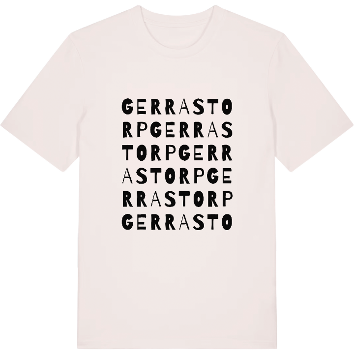Gerrastorp ordlek t-shirt – t-shirt från PinShirt