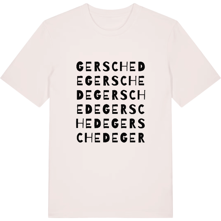 Gerschede ordlek t-shirt – t-shirt från PinShirt
