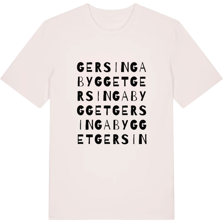 Gersingabygget ordlek t-shirt – t-shirt från PinShirt